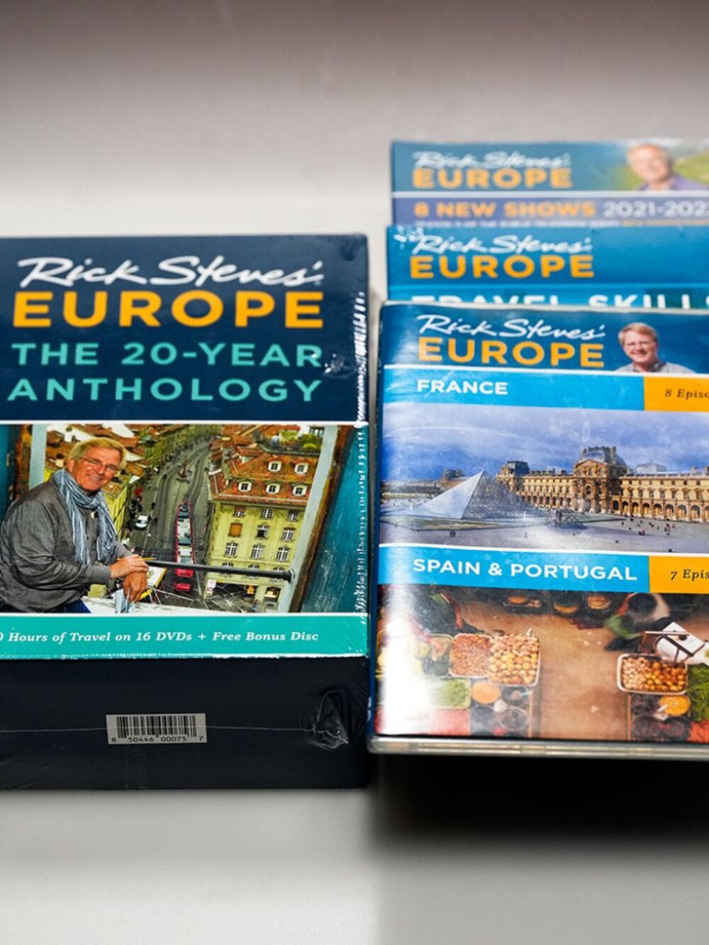 22 DVDs of Rick Steve's EUROPE. 20-Year Anthology + EXTRAS